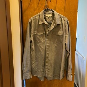 Mens PD&C grey XL button up shirt